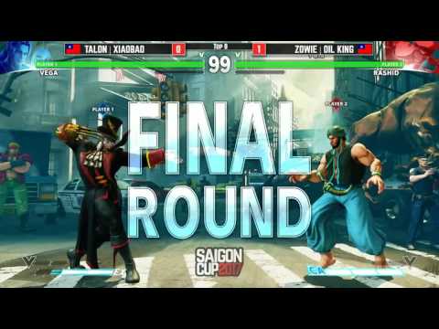 Saigon Cup 2017 - SFV TOP 8 Losers r2 - Xiaobao (Claw) vs. Oil King (Rashid)