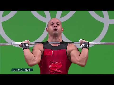 Bredni Roque(mex) Weightlifting Men's 69 kg Olympics Rio 2016 Clean & Jerk 187 kg