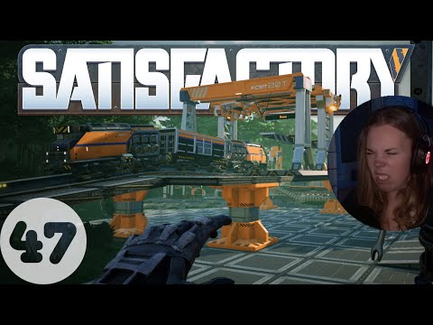 SATISFACTORY - Ein hochgelegter Bahnhof (Let's play 47) [deutsch]