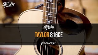 Video thumbnail for Taylor Builder's Edition 816Ce with soundport cutaway! Demo! by Max Guitar B.V.