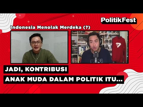 Pandji Pragiwaksono: Peran Anak Muda di Masyarakat, Jalankan Hak Politik dengan Benar #PolitikFest