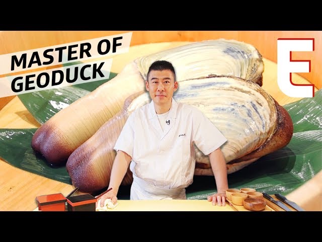 Video Pronunciation of geoduck in English