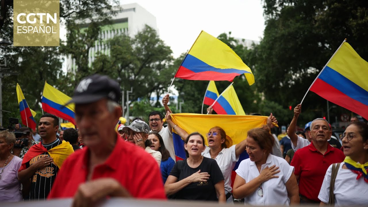 Colombianos salen a las calles para condenar las amenazas de EE. UU.