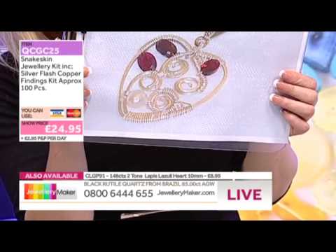 JewelleryMaker LIVE 03/02/14 MORNING SHOW - POLYMER CLAY - ANIMAL PRINT