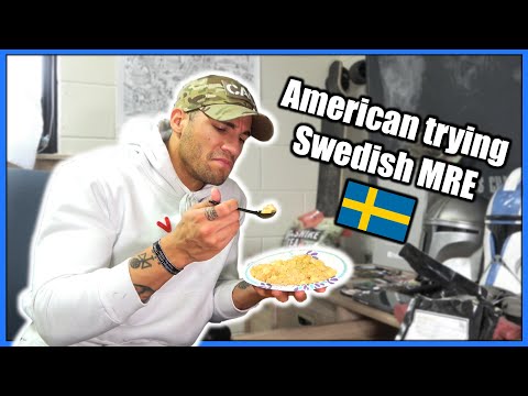 American tries more Swedish Ration Food