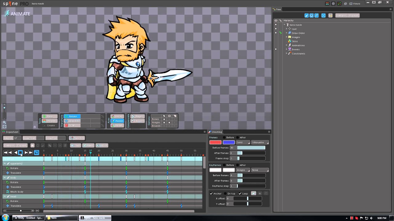 Unity3D Spine importing with TK2D