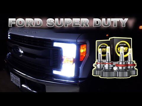 2017-2021 FORD SUPER DUTY HEADLIGHT BULB REPLACEMENT. How To Remove Ford Super Duty Headlamps