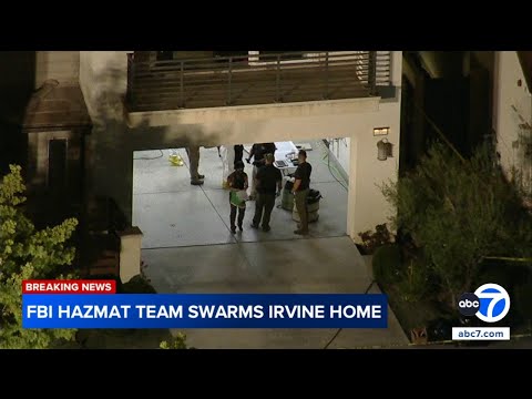 FBI hazmat team descends on home in Orange County gated community
