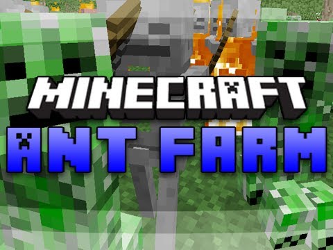 Extreme Ant Farm Survival: Ep 22 - Complete Creeper Spawner! [Minecraft Map]
