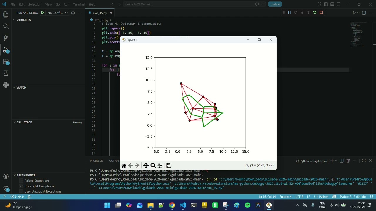 Guidance - Exercise 35 - Calculating a Voronoi diagram