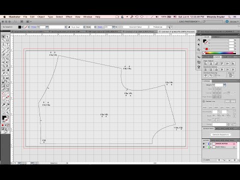 Grading Your Digitized Pattern in Illustrator VIDEO 2 METHOD 1