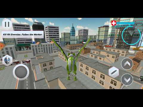 Flying Elephant Robot Transform: Flying Robot War!PK GAMER