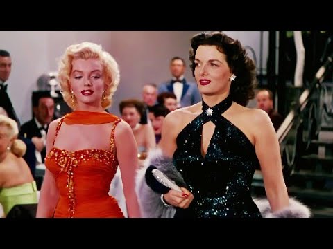 [Iconic] Marilyn Monroe & Jane Russell IN????Gentlemen Prefer Blondes (1953)????Director: Howard Hawks |HQ