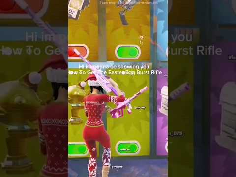 How To Get The Easter Egg Burst Rifle In 1v1 With Every Gun #tutorial
