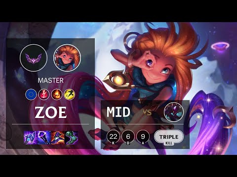 Zoe Mid vs Kha'Zix - EUW Master Patch 12.5