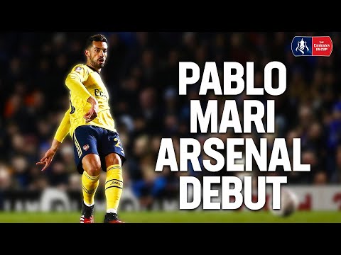 Every TOUCH｜新加入パブロ・マリのアーセナルデビュー｜守備＆パス｜エミレーツFAカップ19/20 (EVERY TOUCH | New Signing Pablo Mari's Arsenal Debut | Defending & Passing | Emirates FA Cup 19/20)