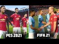 🔥 PES 2021 vs FIFA 21 - GAMEPLAY COMPARISON (Graphics, Penalties, Free Kicks, Celebrations)
