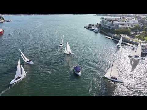 2025 Wet Wednesday Series 1   Week 5   Club Soling B Fleet   Race 10 start
