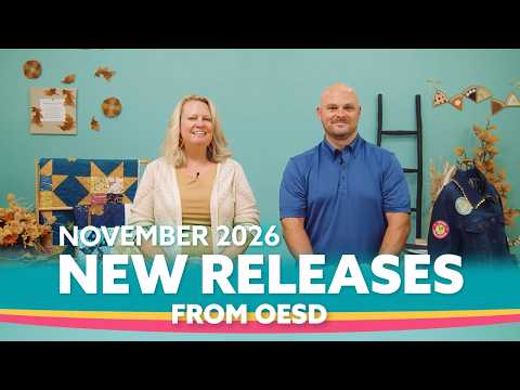 November 2026 NEW RELEASES | OESD Machine Embroidery Designs