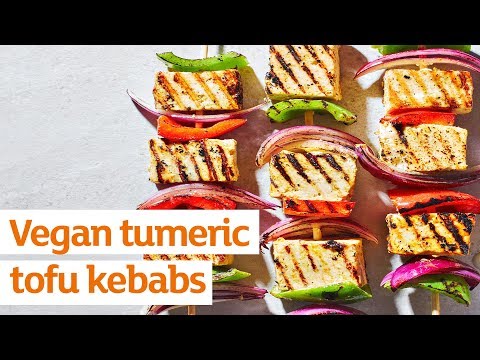 Vegan turmeric tofu kebabs | | Recipe | Sainsbury's
