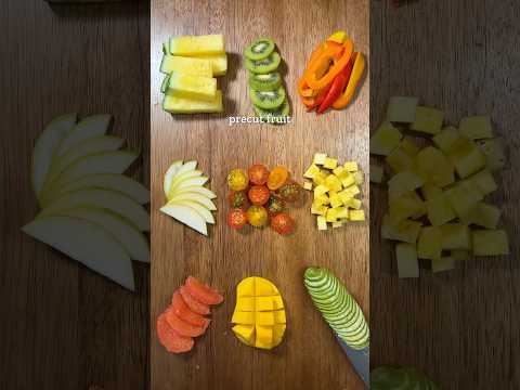 Cutting fruit - a guide to save time and money - YouTube