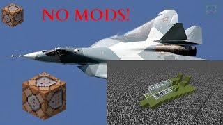 1.10 Fighter Jet In Minecraft (It Shoots!)