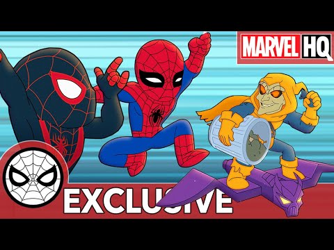 Spidey & Miles Save the City From Trash | Marvel Super Hero Adventures - Sticky Rain | SHORT