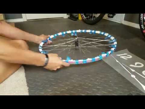 Bicycle Wheel Clock with LEDs