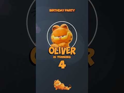 Garfield Birthday Invitations