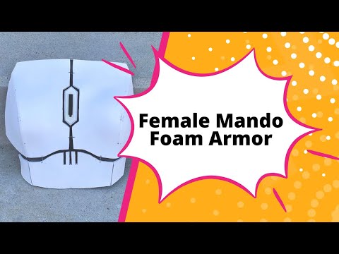 How to make Bo-Katan's Mando Chest Armor from EVA Craft Foam