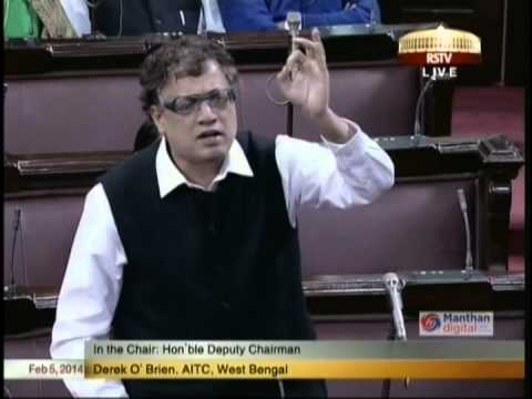AITC Chief Whip Derek O`Brien on Prevention of Communal Violence Bill at Rajya Sabha