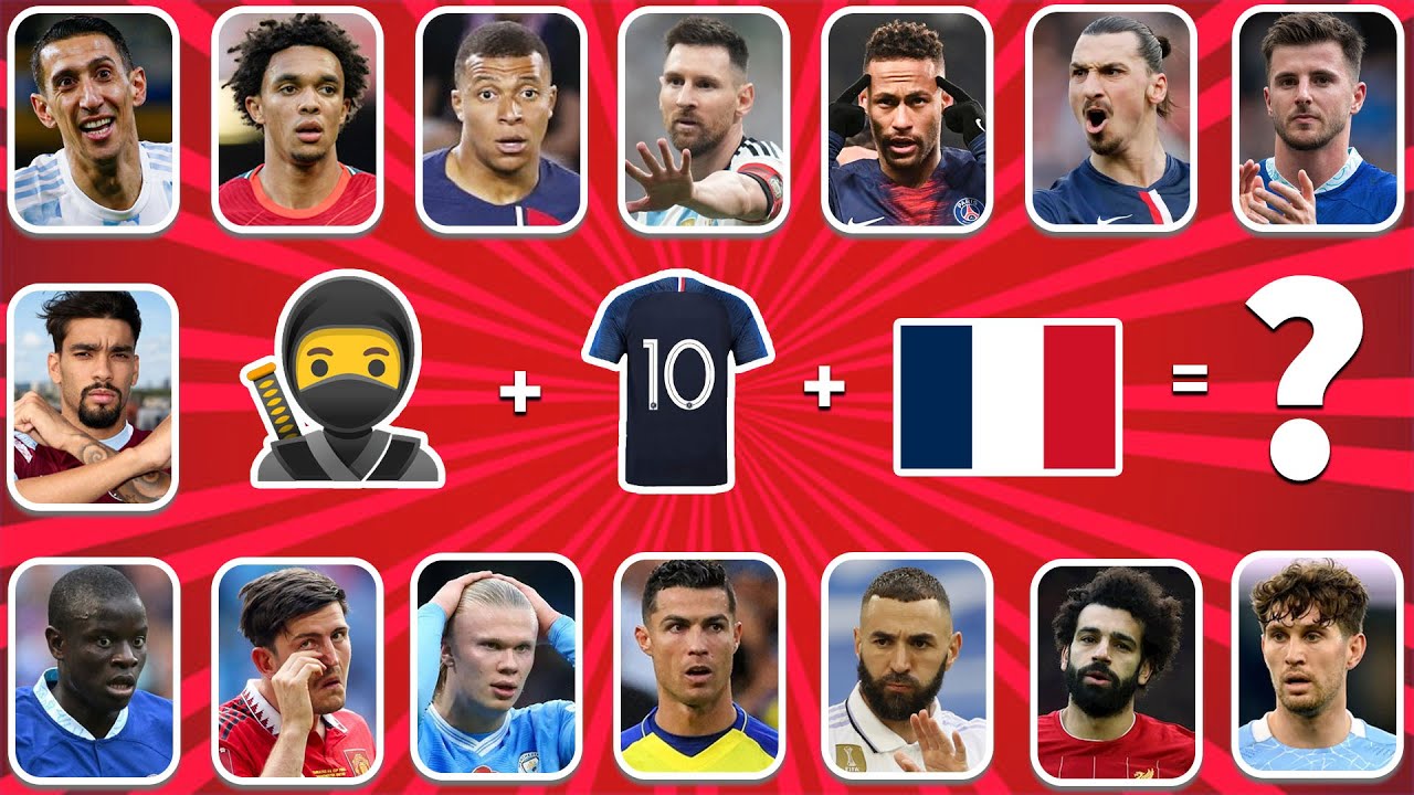 (FULL 14)Guess JERSEY SONG and TRANSFERS of Football Players| Ronaldo Messi Halaand Mbappe Neymar