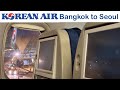 Korean Air KE658 Bangkok To Seoul Economy Class Boeing 777 300