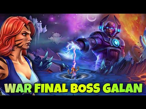 Tigra solos War Final Boss Galan | MCOC