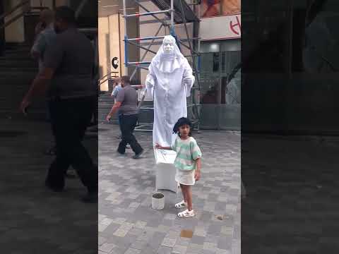 scary human statue prank just for laughs #shorts