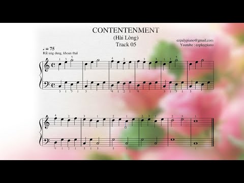 05.Track 05 : CONTENTENMENT - Methode Rose (Hướng dẫn Piano - Giáo trình hoa hồng )