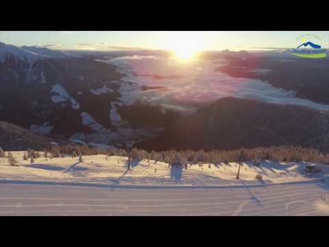Sonnenaufgang im Skigebiet Gitschberg Jochtal