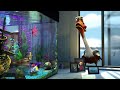 Finding Nemo Philip Sherman Kicks Nigel Out From The Window Scene