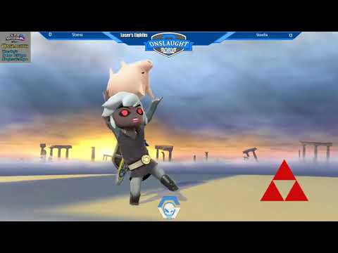 Onslaught 101 - Loser's Top 8: Stress (Toon Link) vs STEELIX (Captain Falcon)