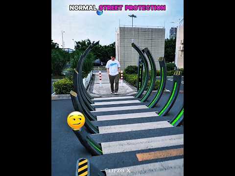 Others Street Protection vs The Last One 😱 | Amazing Road Crossing Comparison
