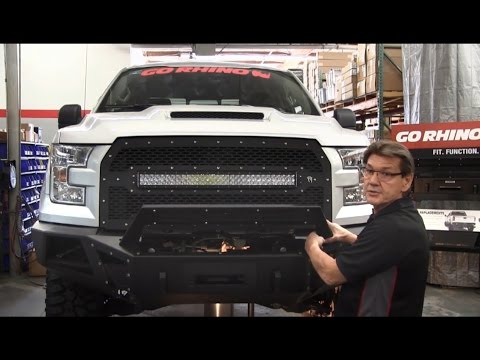 Go Rhino BR5 Front Bumper Overview and Installation for 2015 Ford F-150 (24295T)