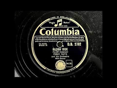 1951 PERCY FAITH - Sleigh Ride COLUMBIA 10" DB2782
