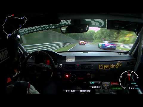 24h Nürburgring 2025 Onboard Highlights | BMW E90 325i #100