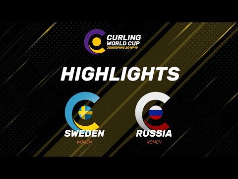 HIGHLIGHTS: Sweden v Russia – Women – Curling World Cup leg three, Jonkoping, Sweden