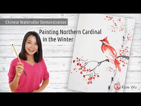 Cardinal Chinese Painting Demonstration