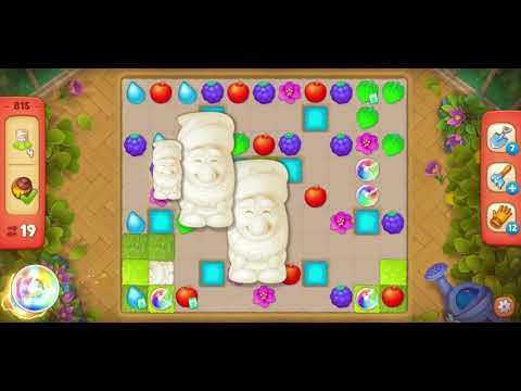 Gardenscapes LEVEL 815 with boosters