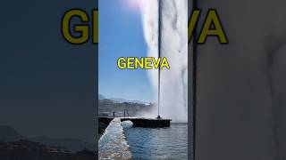 Walking to the Jet d'Eau in Geneva SWITZERLAND #shorts #geneva #switzerland
