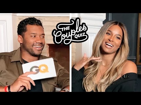 Ciara & Russell Wilson Ask Each Other 33 Questions | The Couples Quiz | GQ