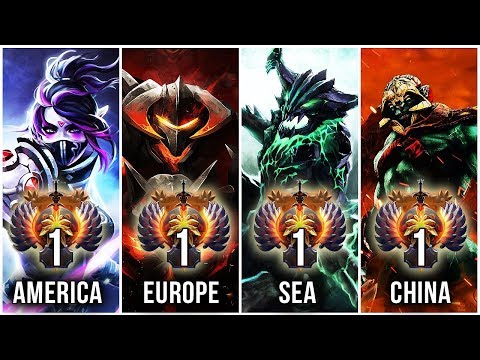 TOP 1 RANK of All Regions [Core MMR] - America, Europe, SEA, China