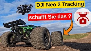DJI Neo 2 Fahrzeug Tracking Test RC Car Ferngesteuerte Spielzeug Auto Folgemodus